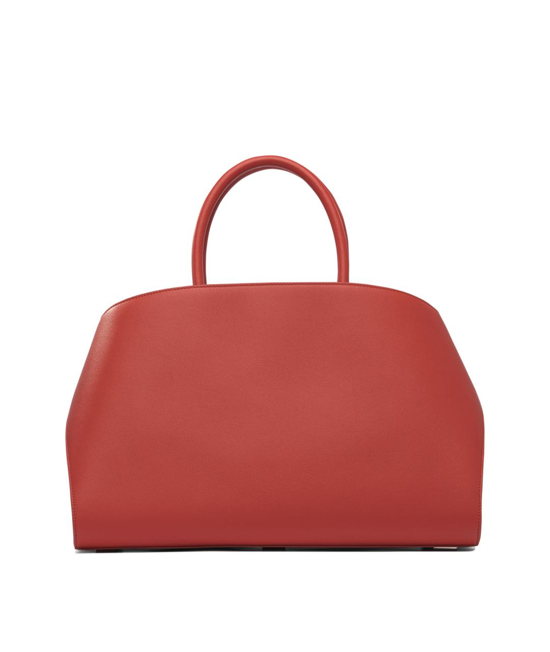FERRAGAMO Красная кожаная сумка с короткими ручками, фото 3