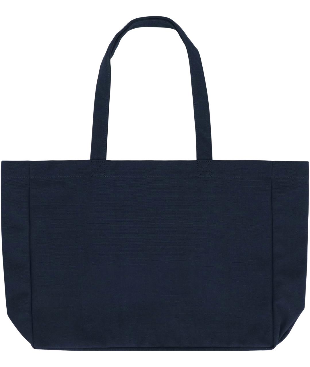 A.P.C. Синяя тканевая сумка тоут, фото 3