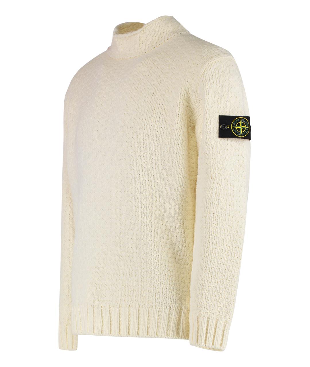 STONE ISLAND Бежевый джемпер / свитер, фото 2