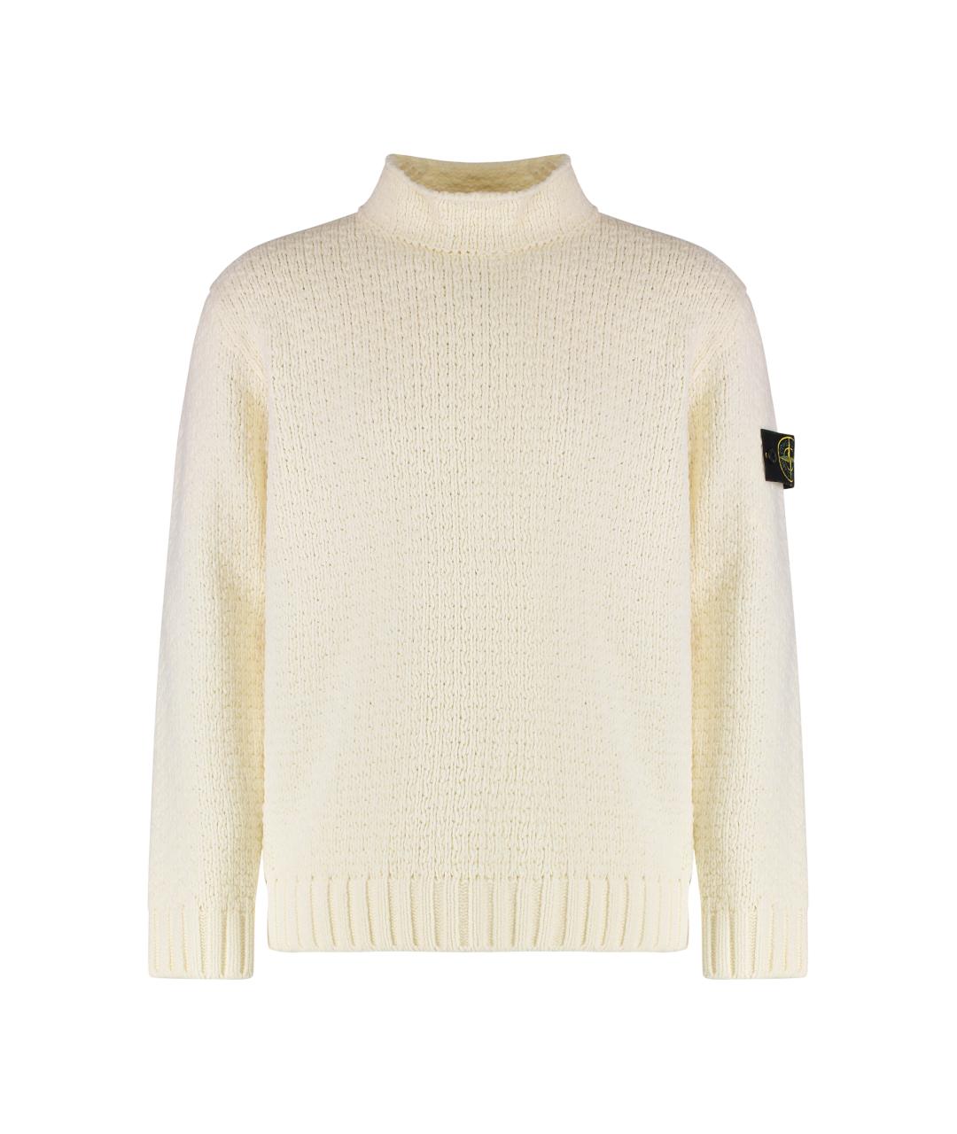 STONE ISLAND Бежевый джемпер / свитер, фото 1