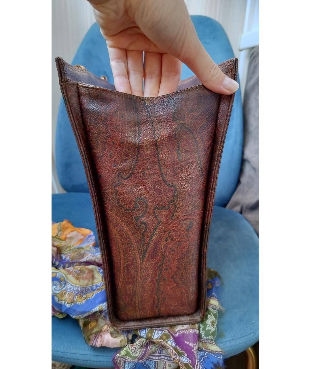 ETRO Мульти кожаная сумка с короткими ручками, фото 2