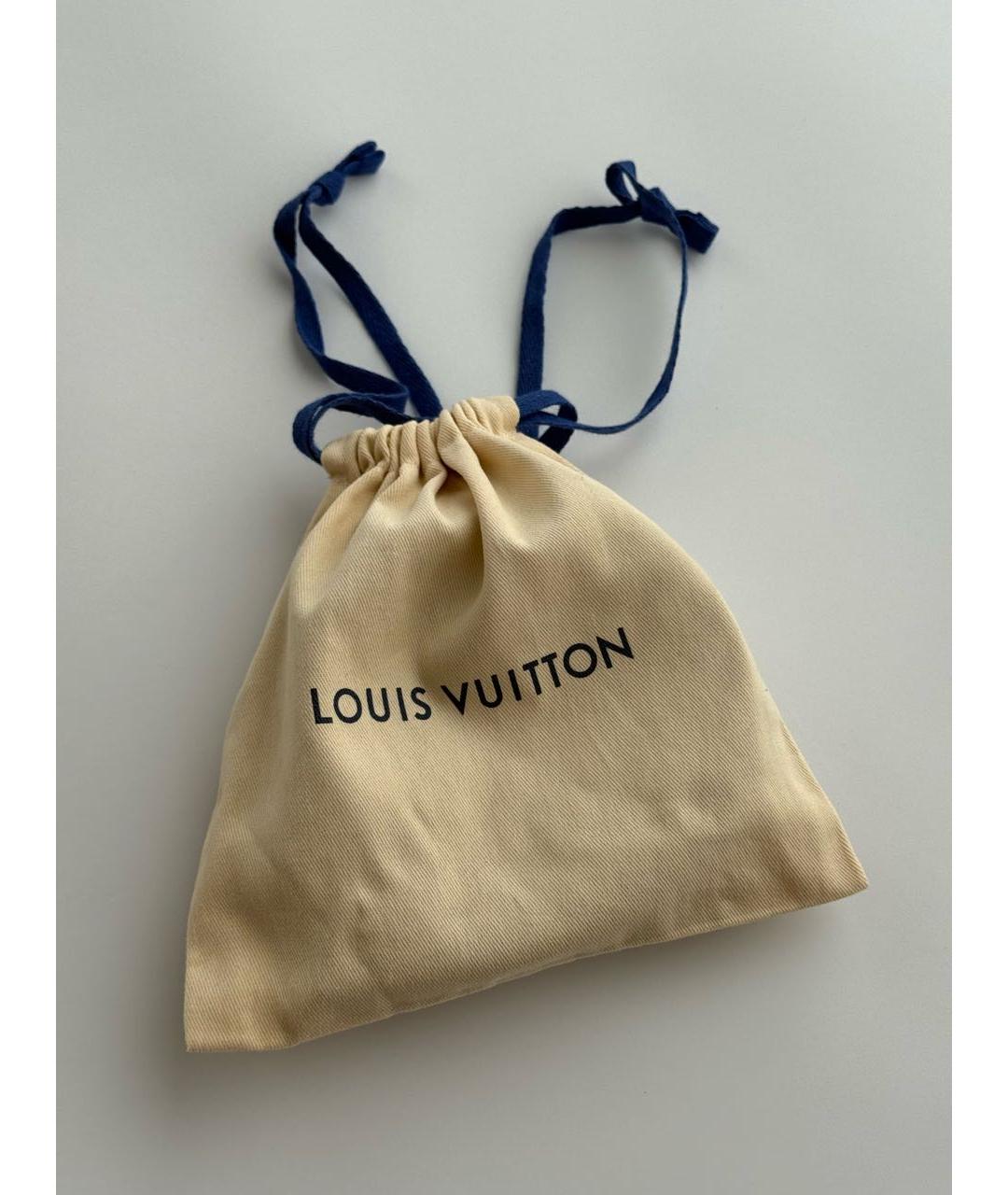 LOUIS VUITTON Черный кожаный ремень, фото 7