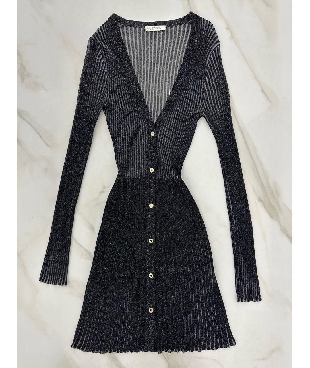 VERSACE COLLECTION Черное платье, фото 2