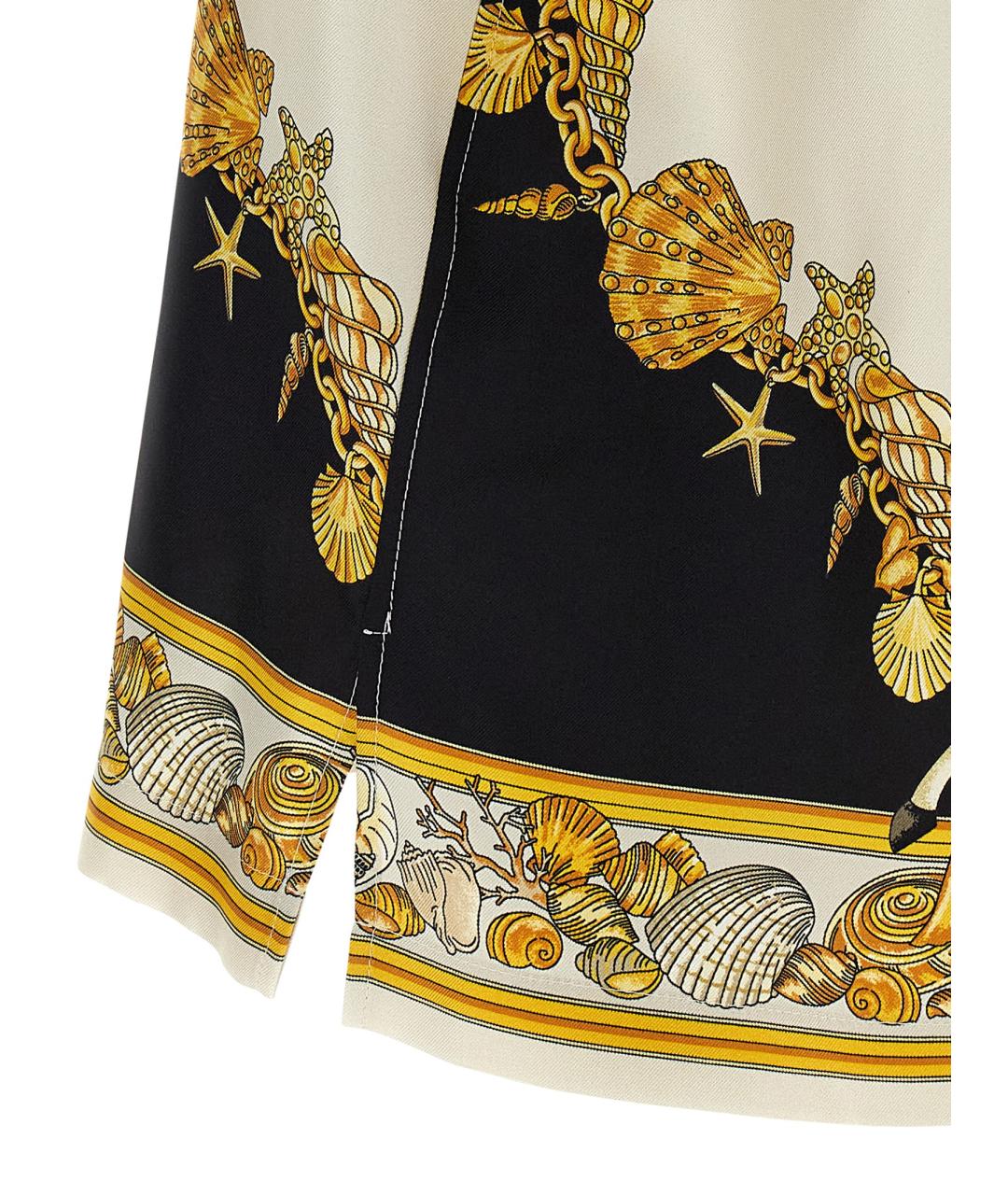 VERSACE Мульти шелковая кэжуал рубашка, фото 3