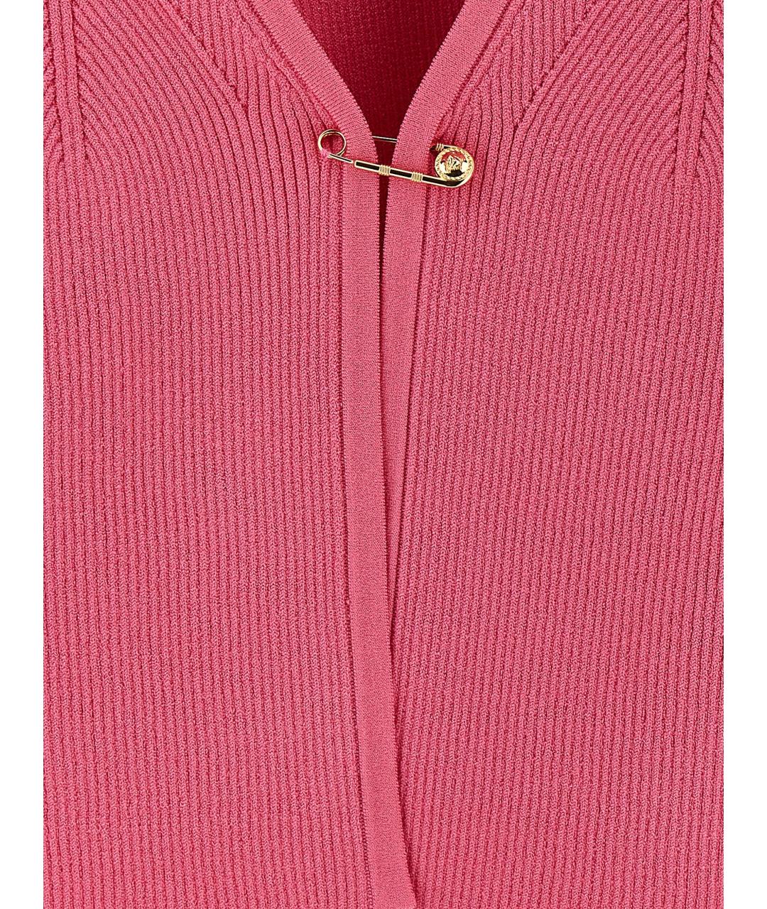 VERSACE Фуксия вискозный кардиган, фото 4