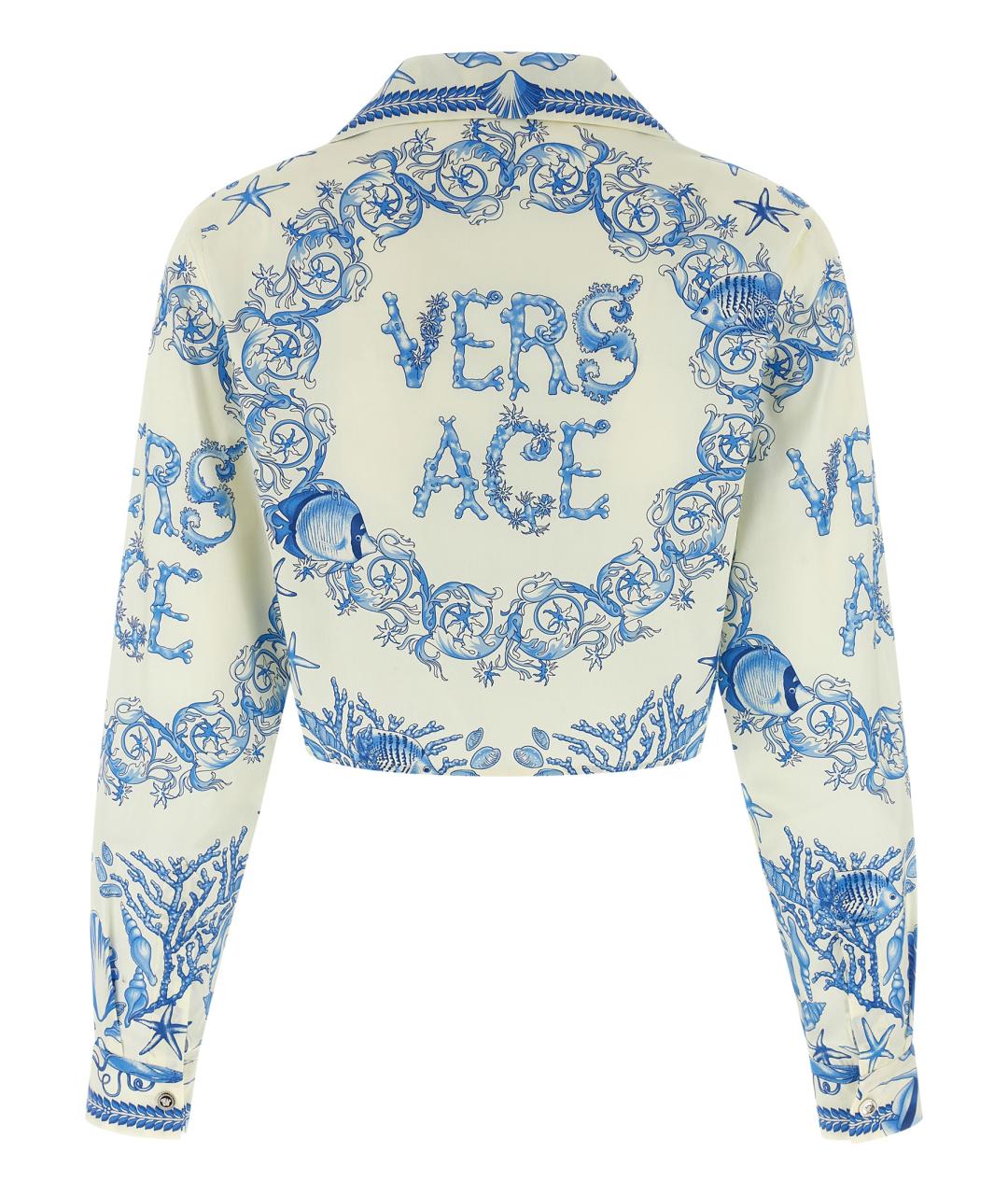 VERSACE Мульти хлопковая рубашка, фото 2