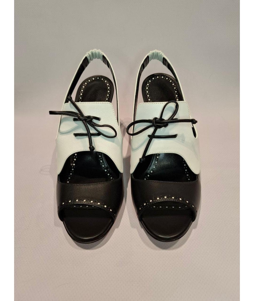 MANOLO BLAHNIK Кожаные сандалии, фото 2