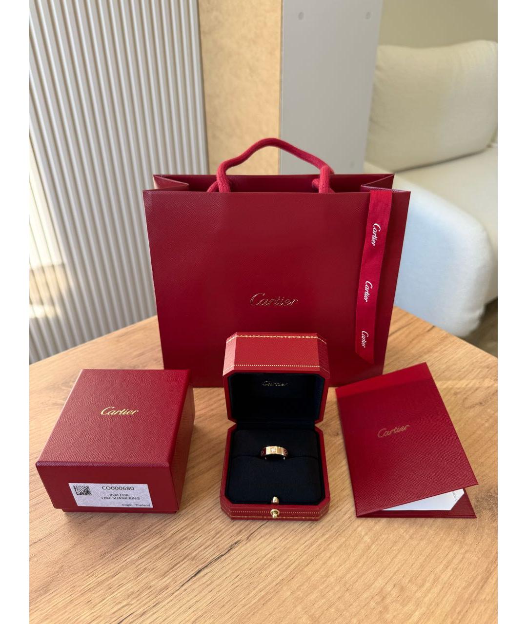CARTIER Золотое кольцо из розового золота, фото 4