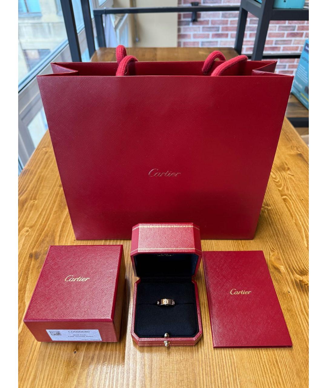 CARTIER Золотое кольцо из розового золота, фото 4