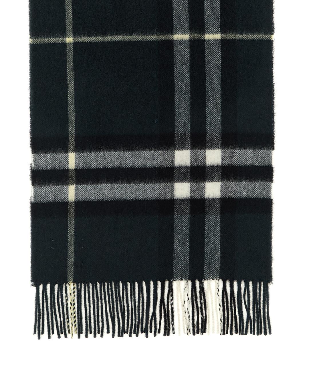 BURBERRY Зеленый кашемировый шарф, фото 2