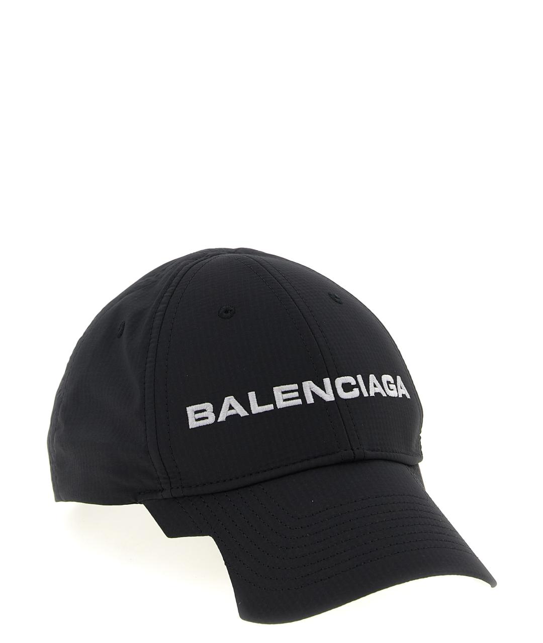 BALENCIAGA Черная синтетическая кепка/бейсболка, фото 2