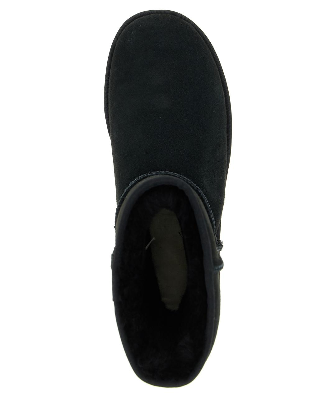 UGG AUSTRALIA Черные кожаные высокие ботинки, фото 4
