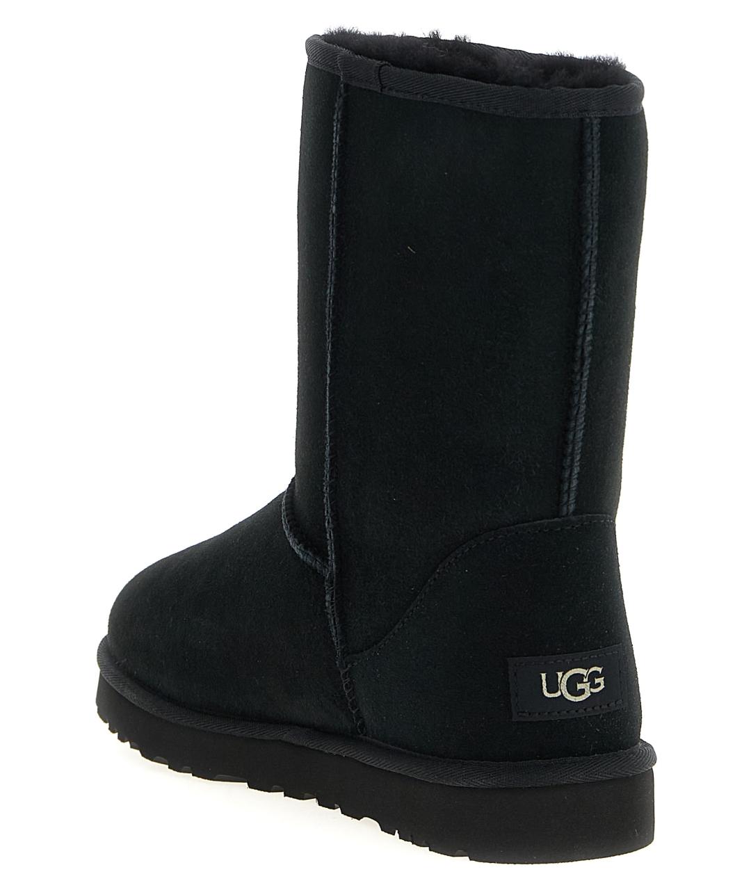 UGG AUSTRALIA Черные кожаные высокие ботинки, фото 3