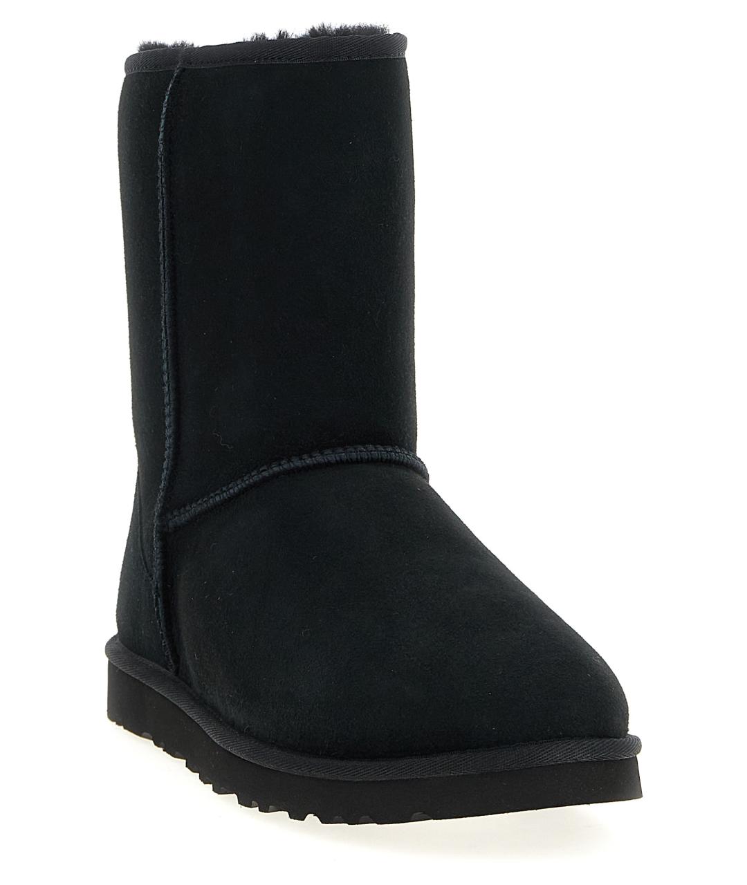 UGG AUSTRALIA Черные кожаные высокие ботинки, фото 2