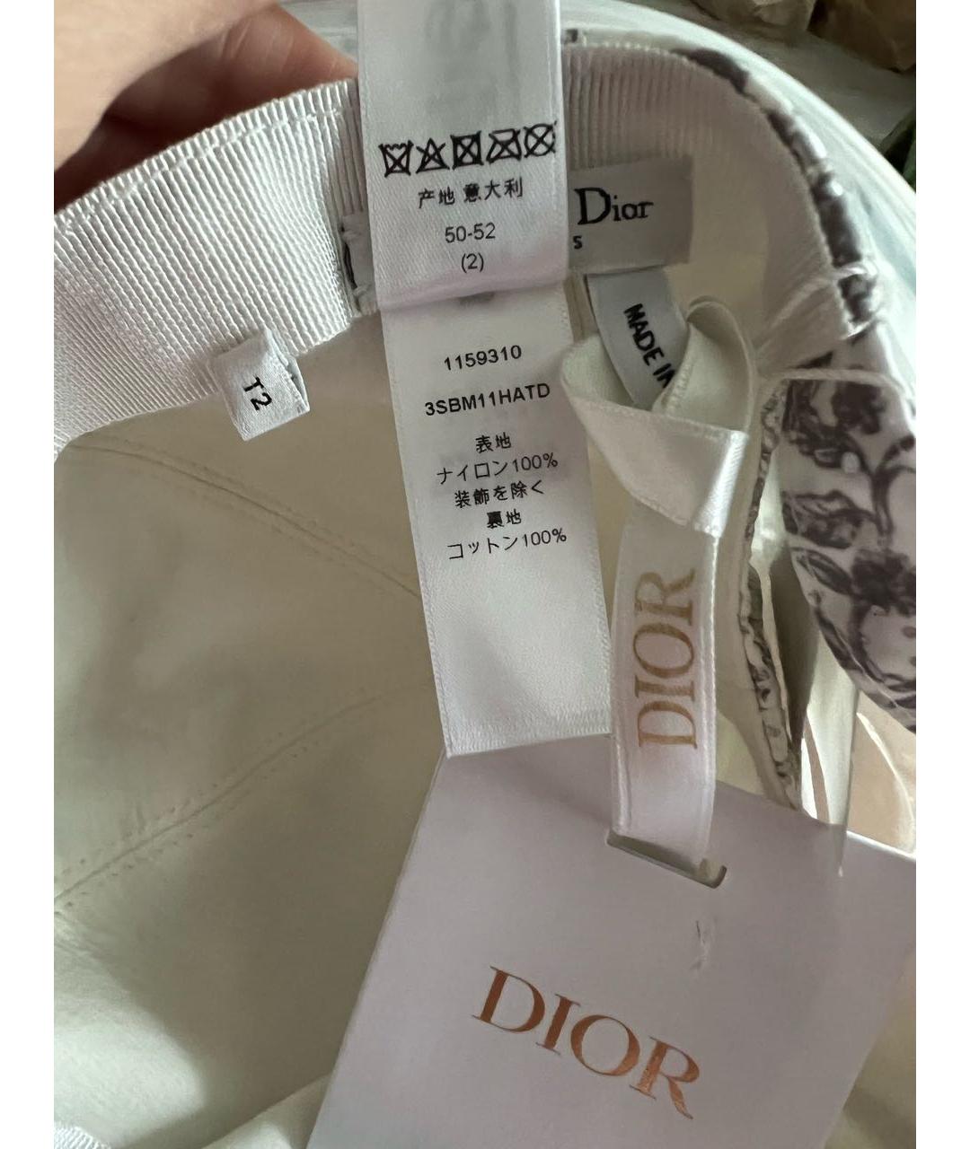 CHRISTIAN DIOR Серая хлопковая кепка/бейсболка, фото 8