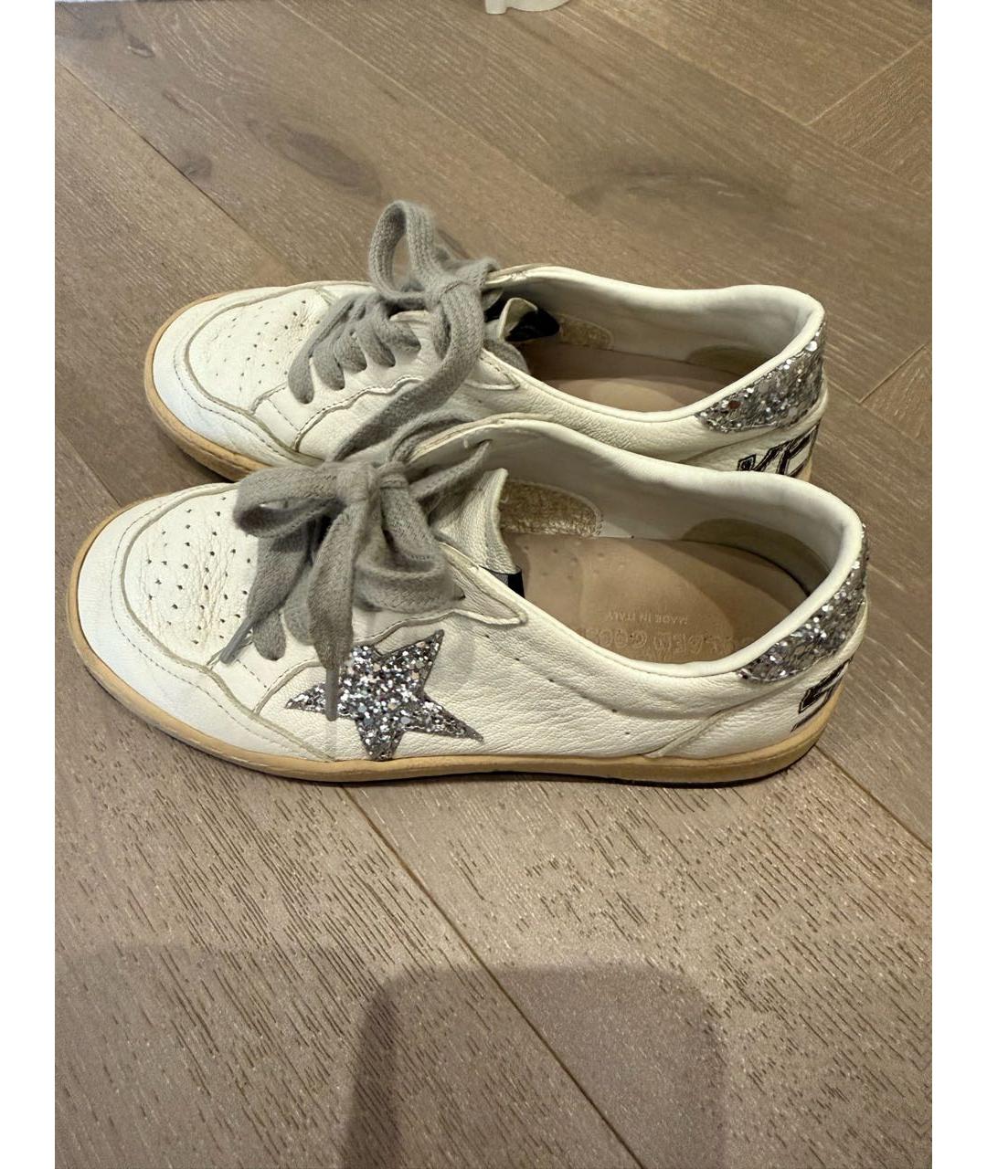 GOLDEN GOOSE DELUXE BRAND Белые кожаные кеды, фото 8
