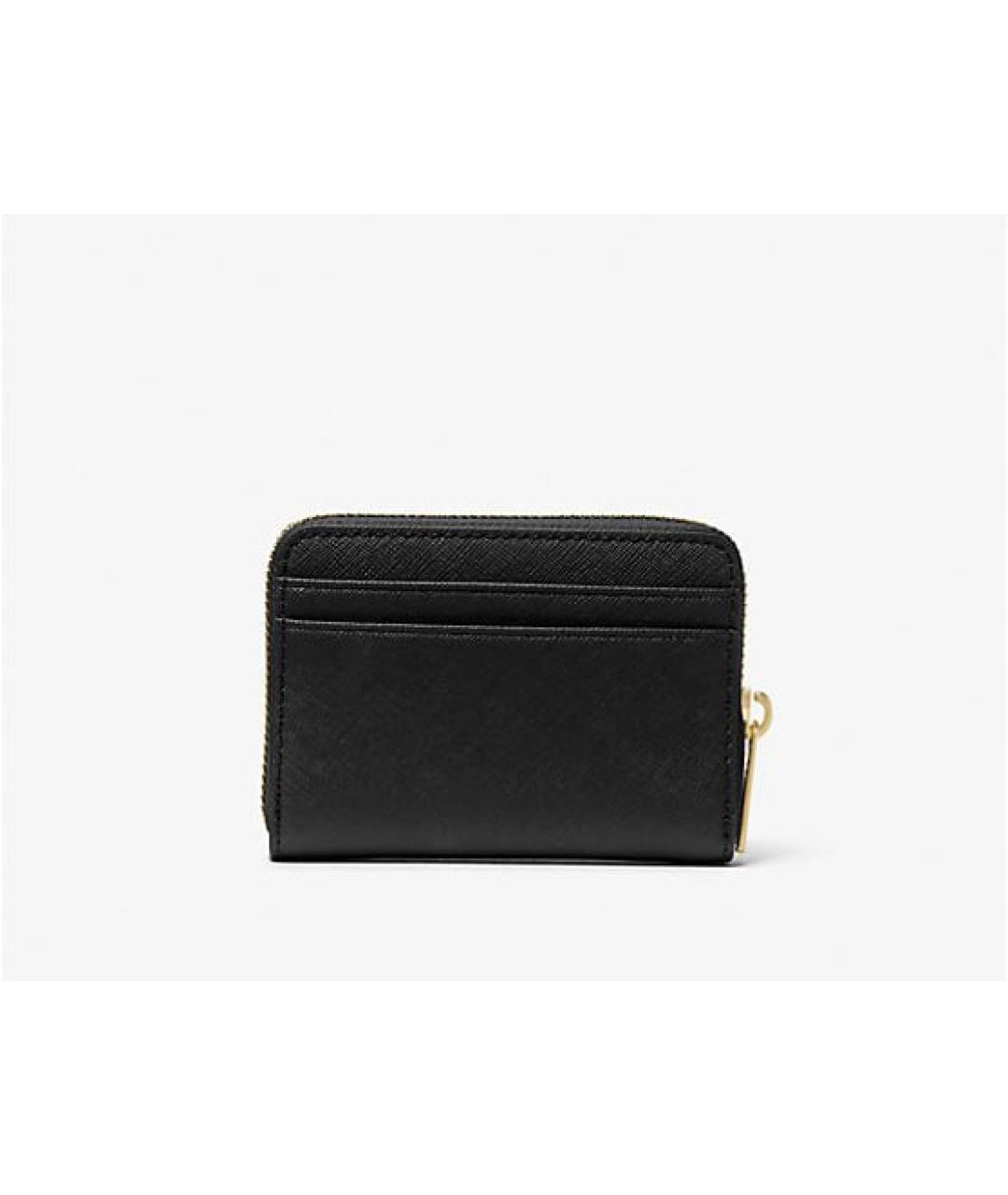 MICHAEL KORS Черный кожаный кошелек, фото 2