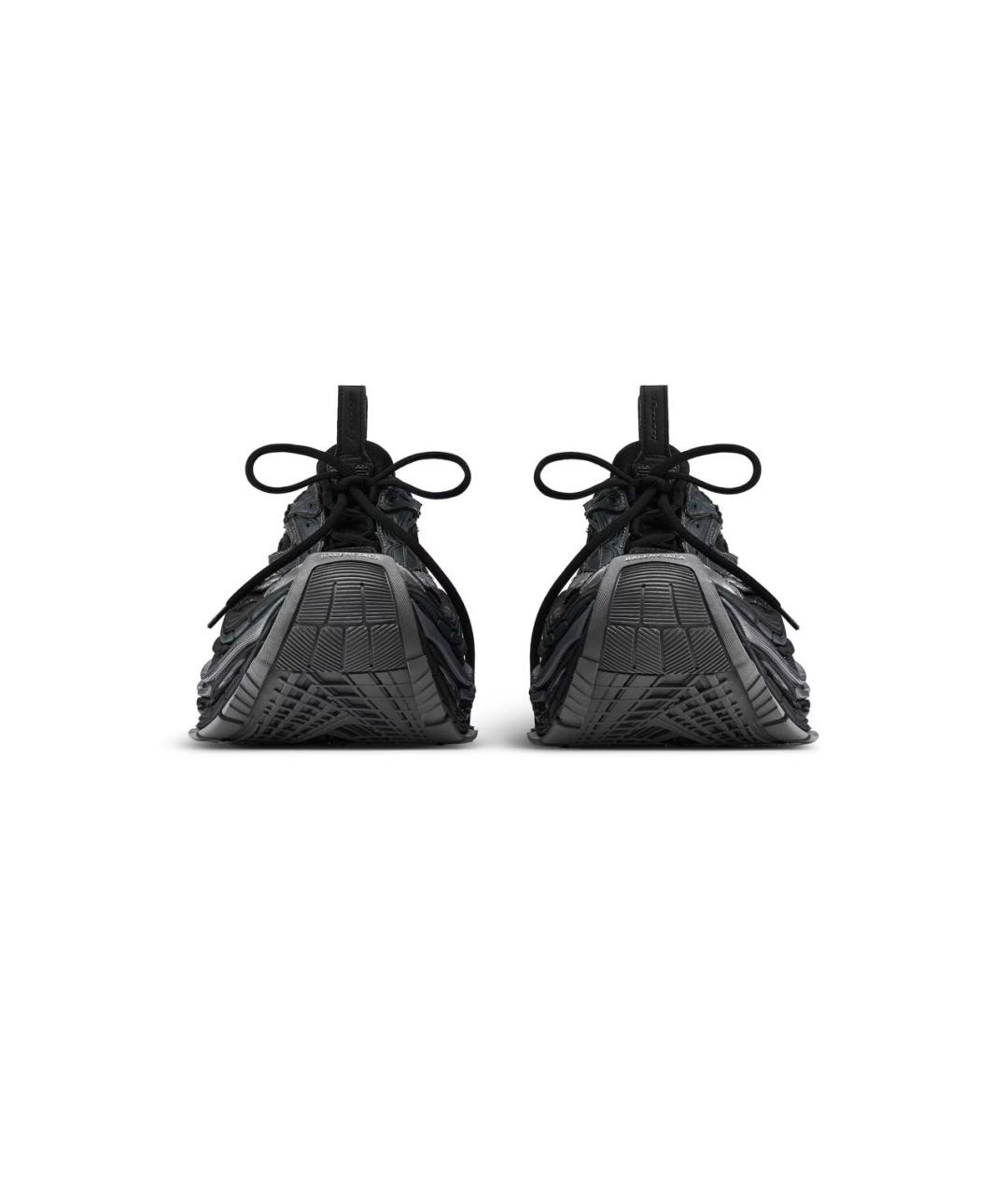 BALENCIAGA Серые низкие кроссовки / кеды, фото 3