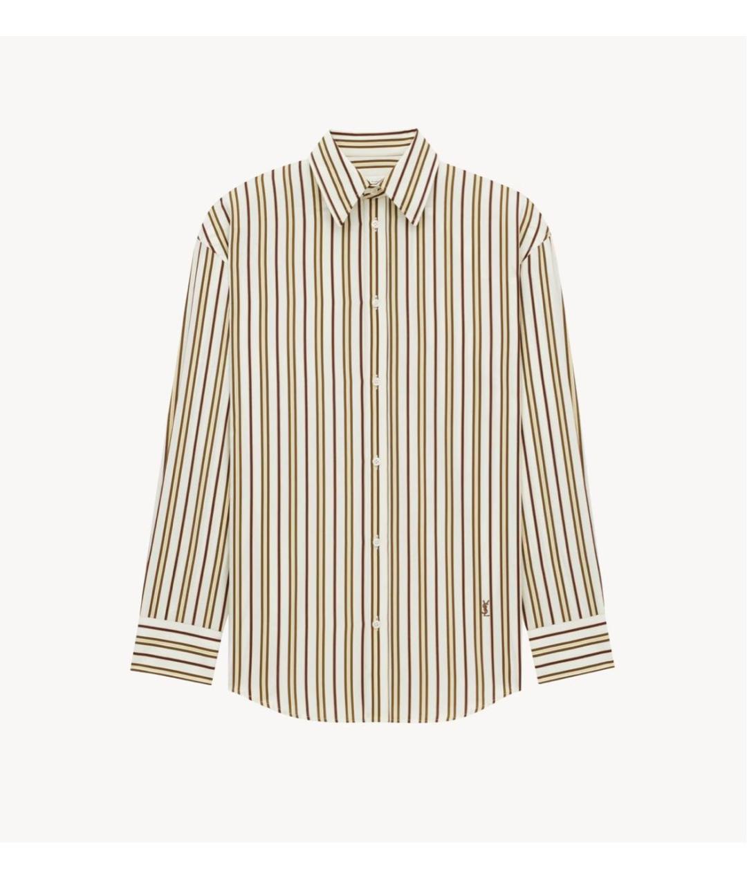 SAINT LAURENT Бежевая рубашка, фото 3