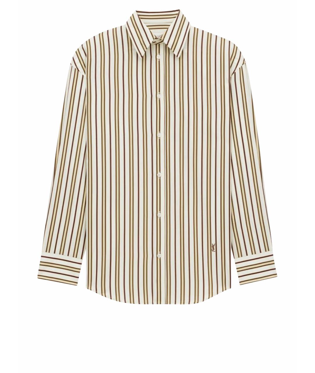SAINT LAURENT Бежевая рубашка, фото 1