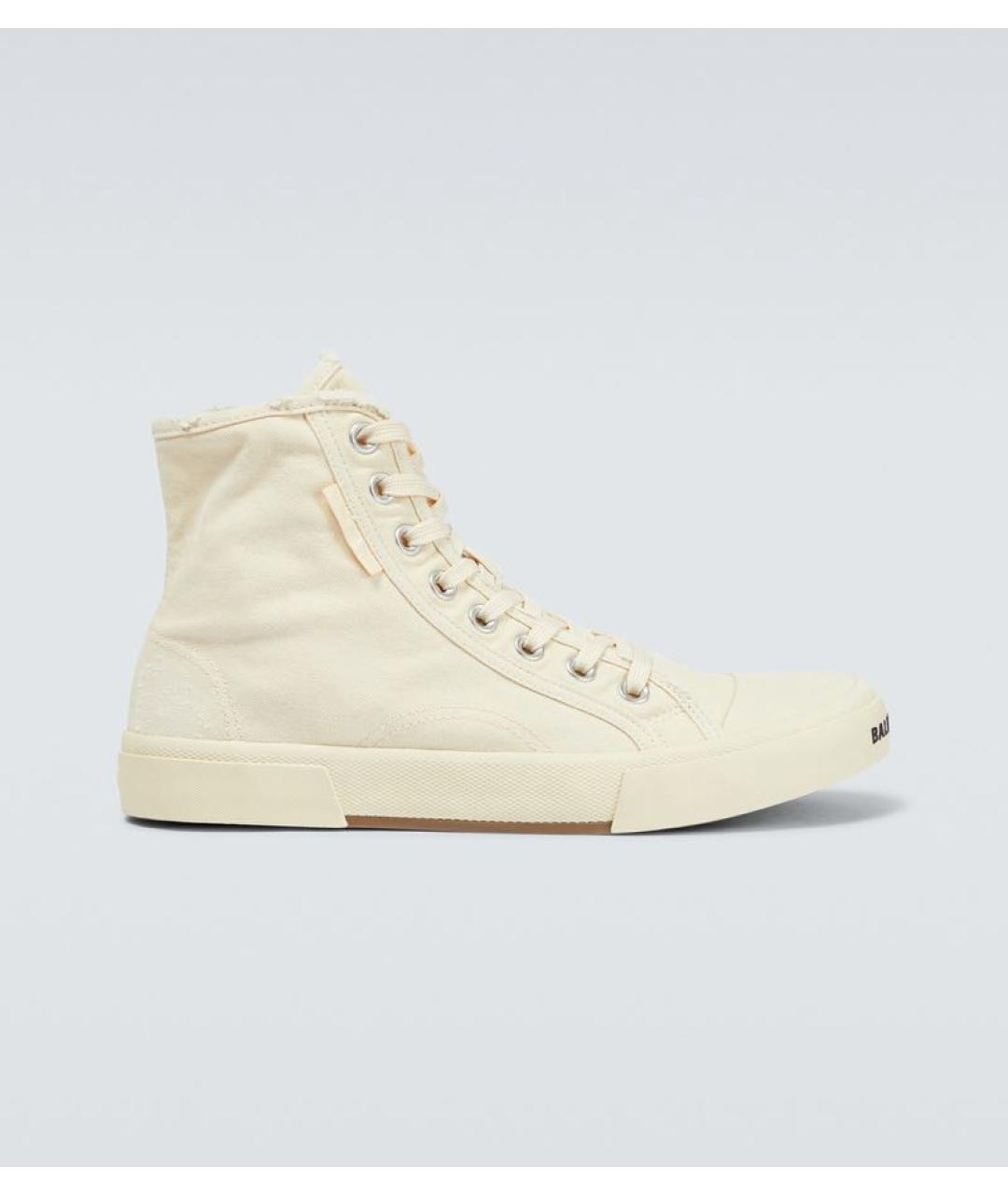 BALENCIAGA Белые текстильные кеды, фото 7