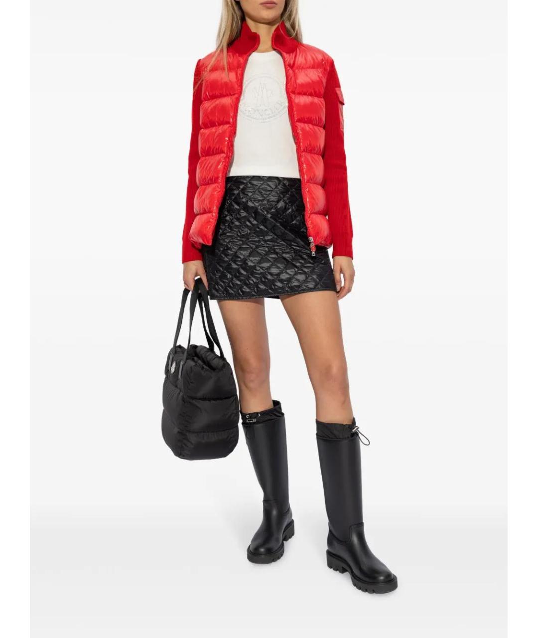 MONCLER Белая хлопковая футболка, фото 2
