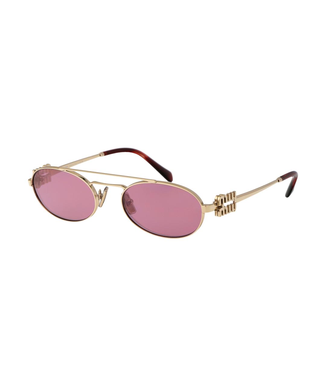 MIU MIU Мульти металлические солнцезащитные очки, фото 1