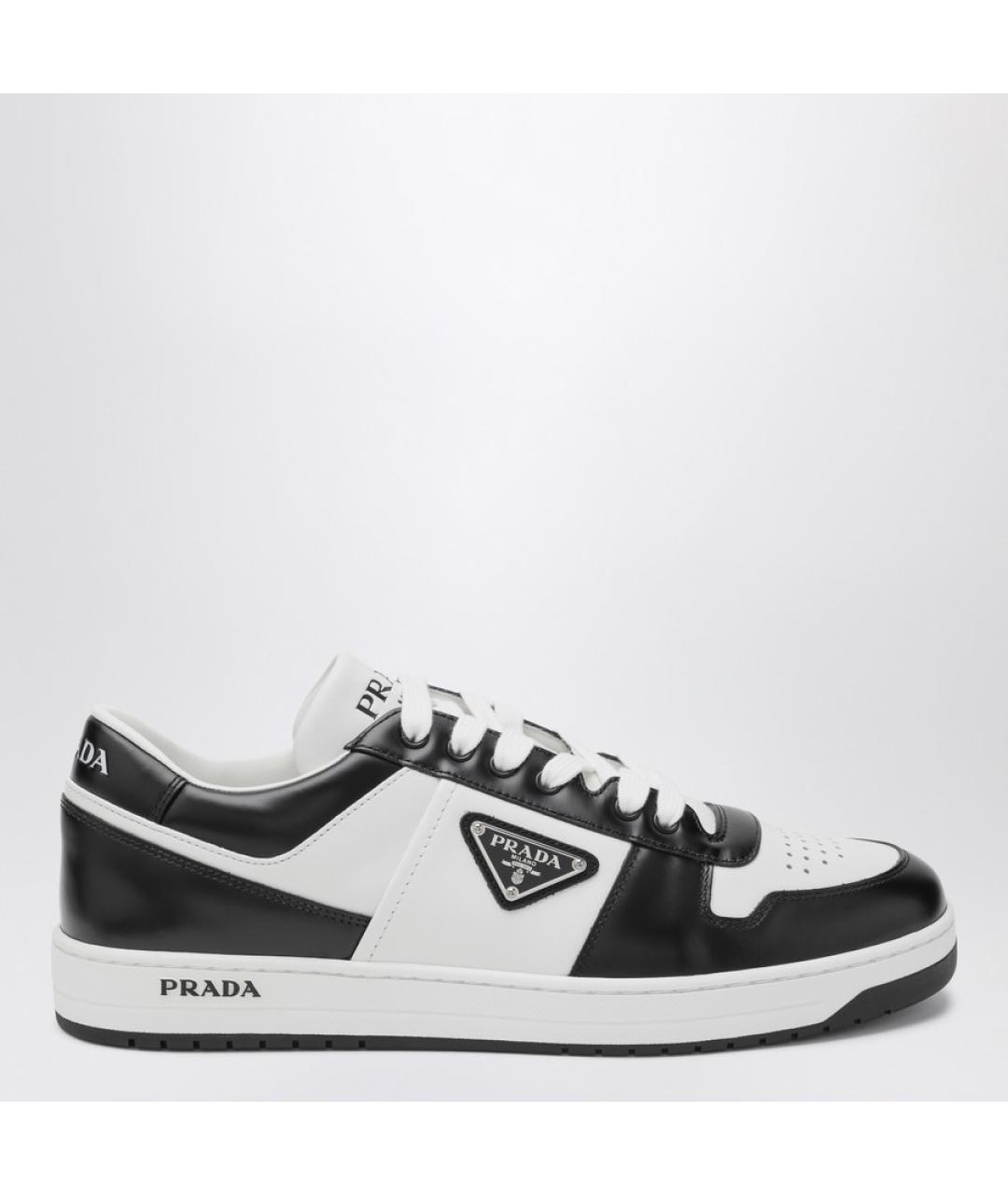 PRADA Мульти кожаные низкие кроссовки / кеды, фото 5