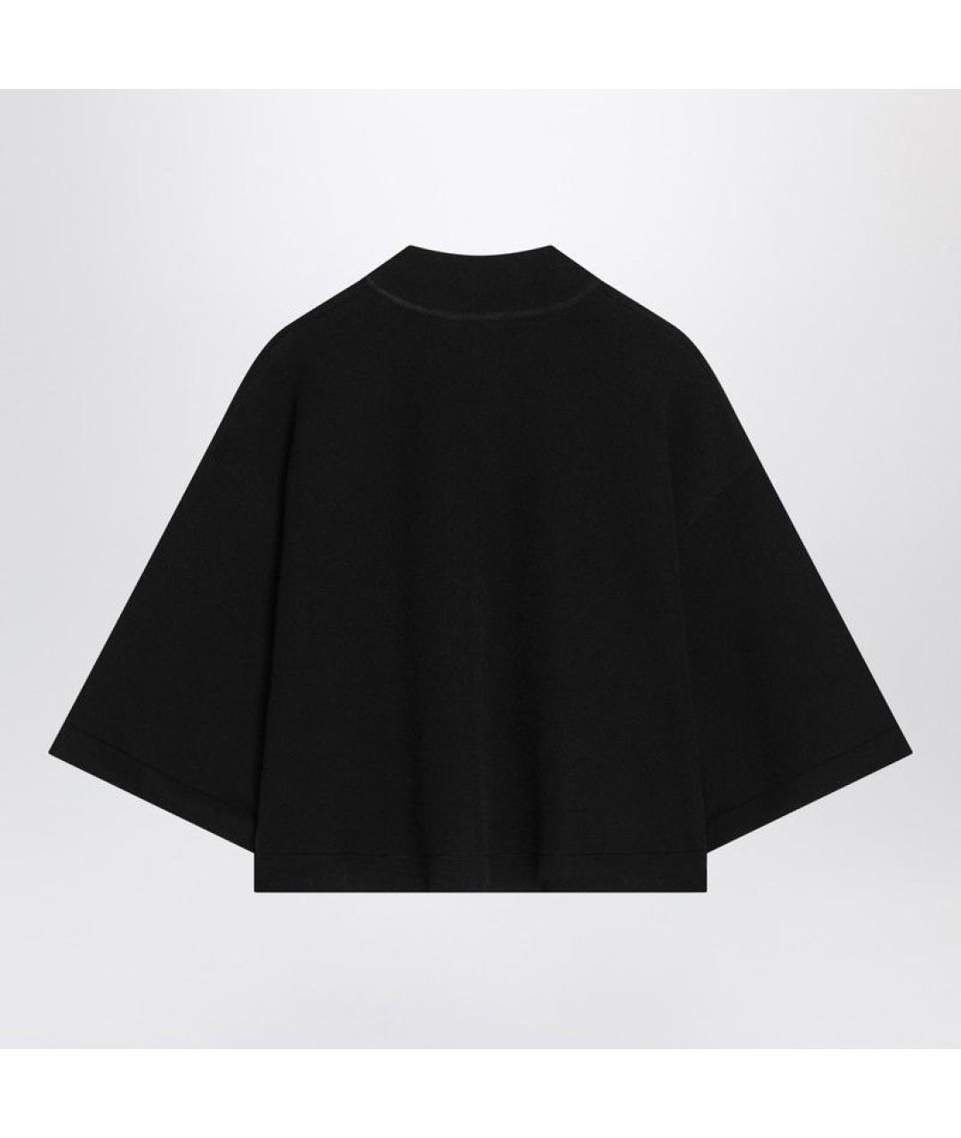 ALAIA Черная хлопковая футболка, фото 2