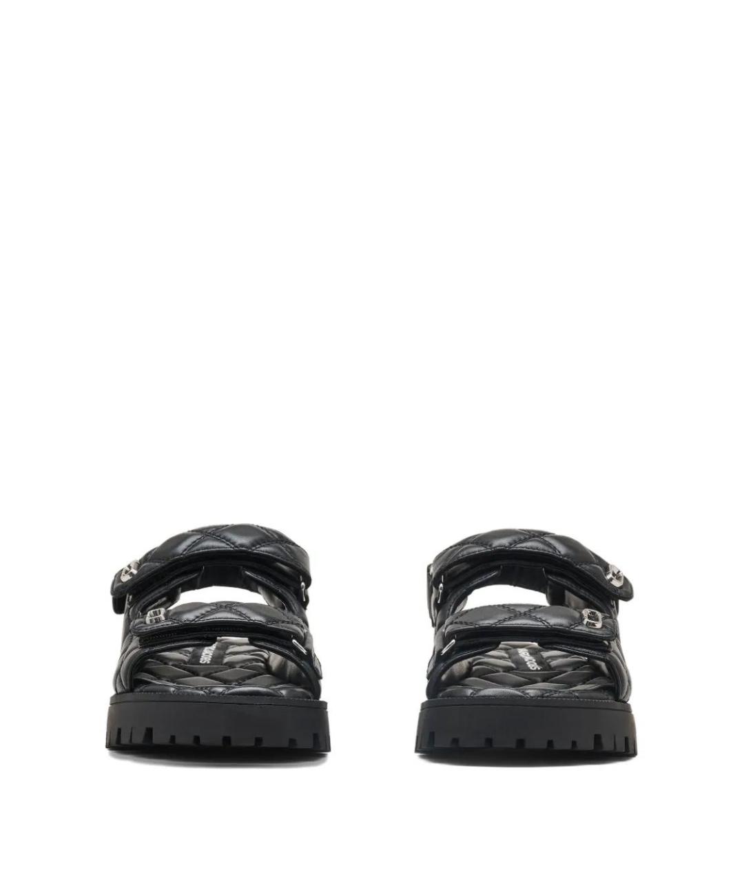 MARC JACOBS Черные кожаные сандалии, фото 3