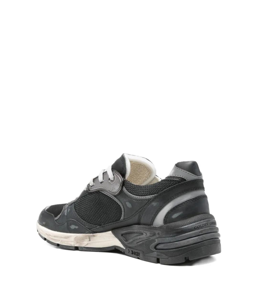 GOLDEN GOOSE DELUXE BRAND Черные низкие кроссовки / кеды, фото 2