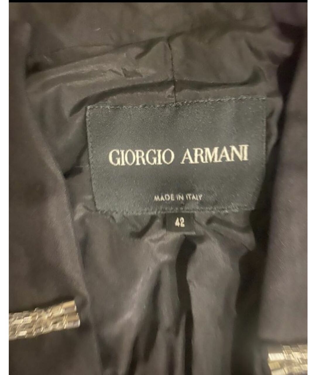 GIORGIO ARMANI Черный жакет/пиджак, фото 2