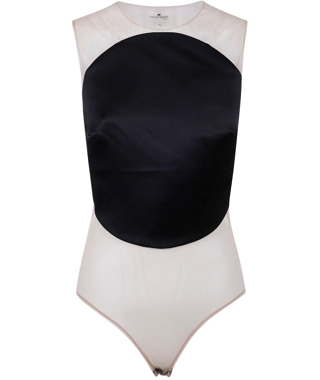COURREGES Черное полиэстеровое боди, фото 5