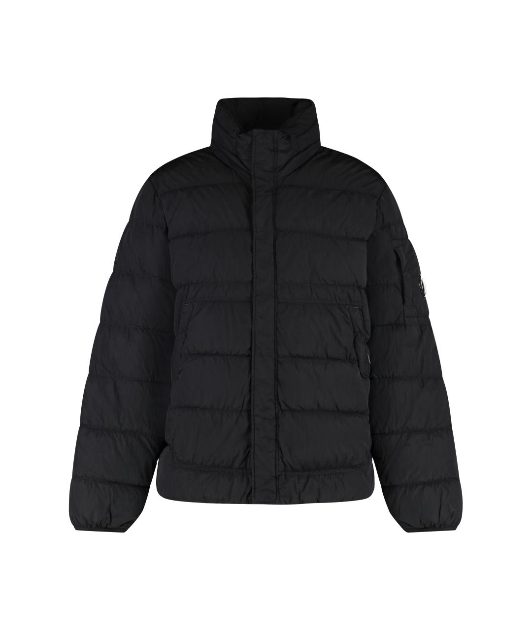 CP COMPANY Черный полиамидовый пуховик, фото 1