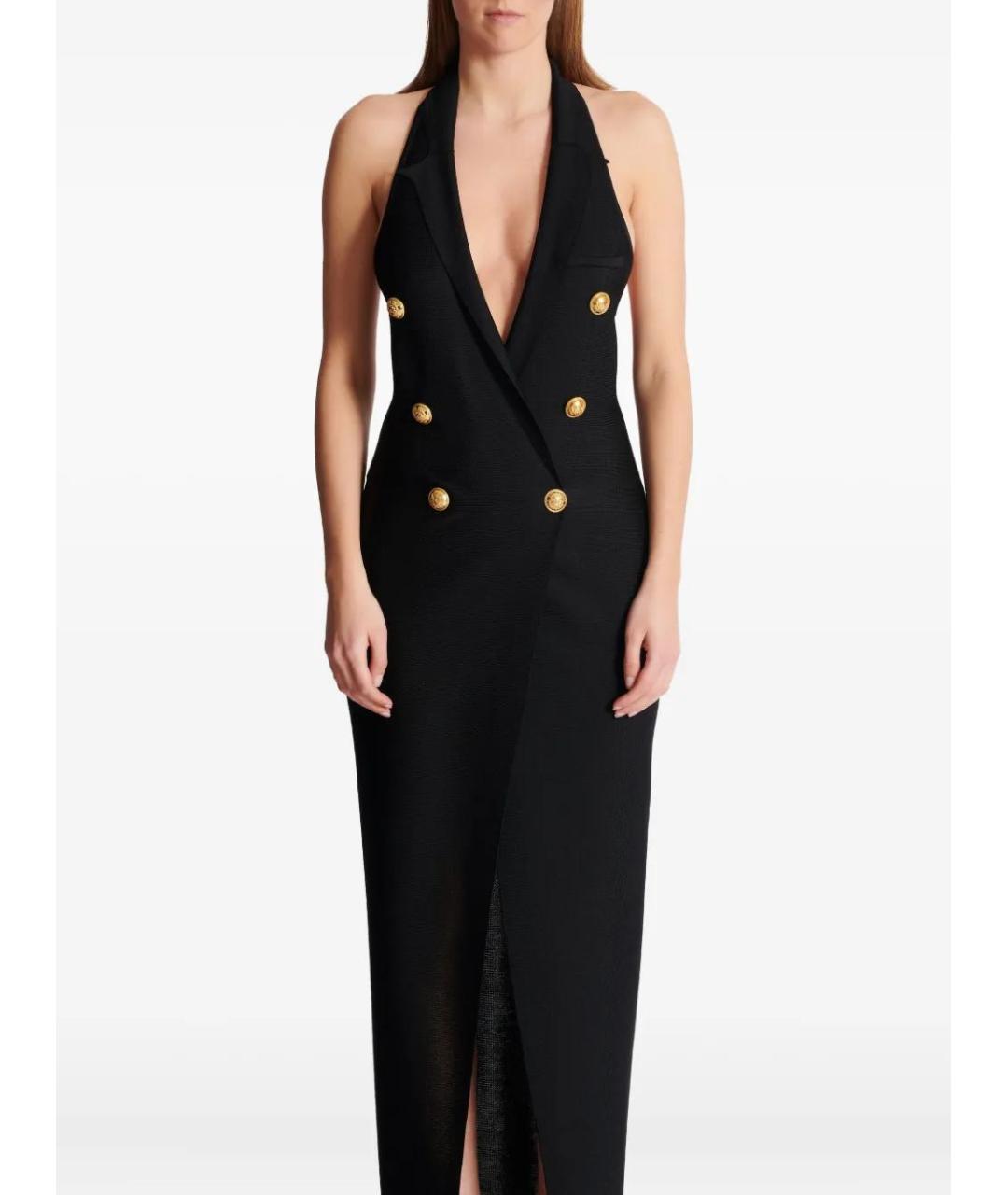 BALMAIN Черное повседневное платье, фото 5