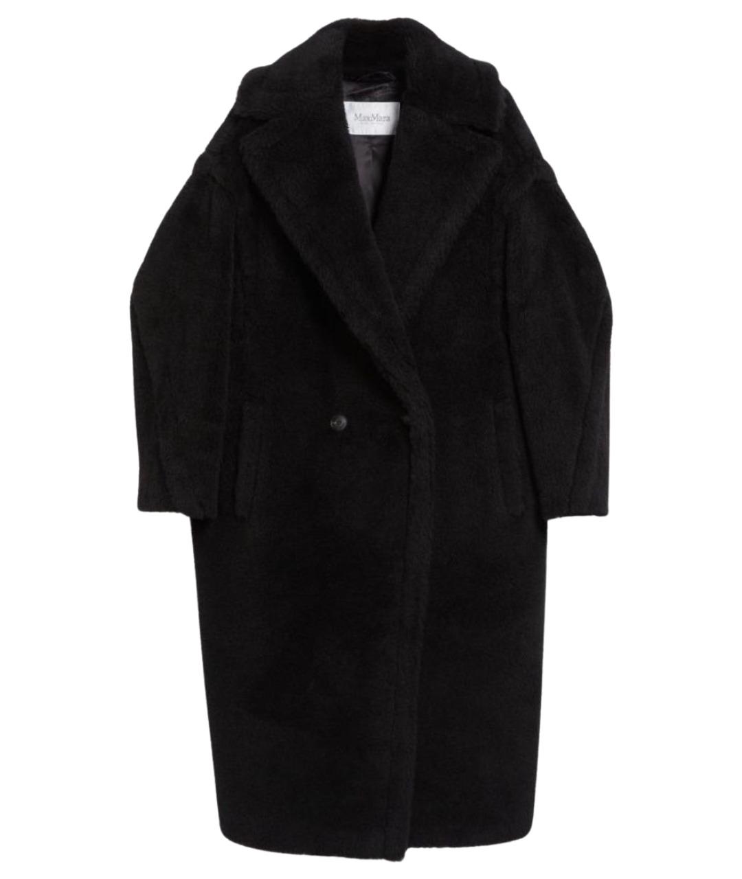 MAX MARA Черное шерстяное пальто, фото 1