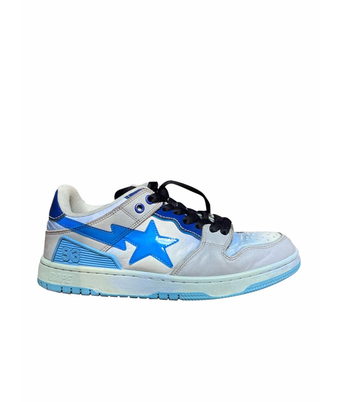 BAPE Синие низкие кроссовки / кеды, фото 1