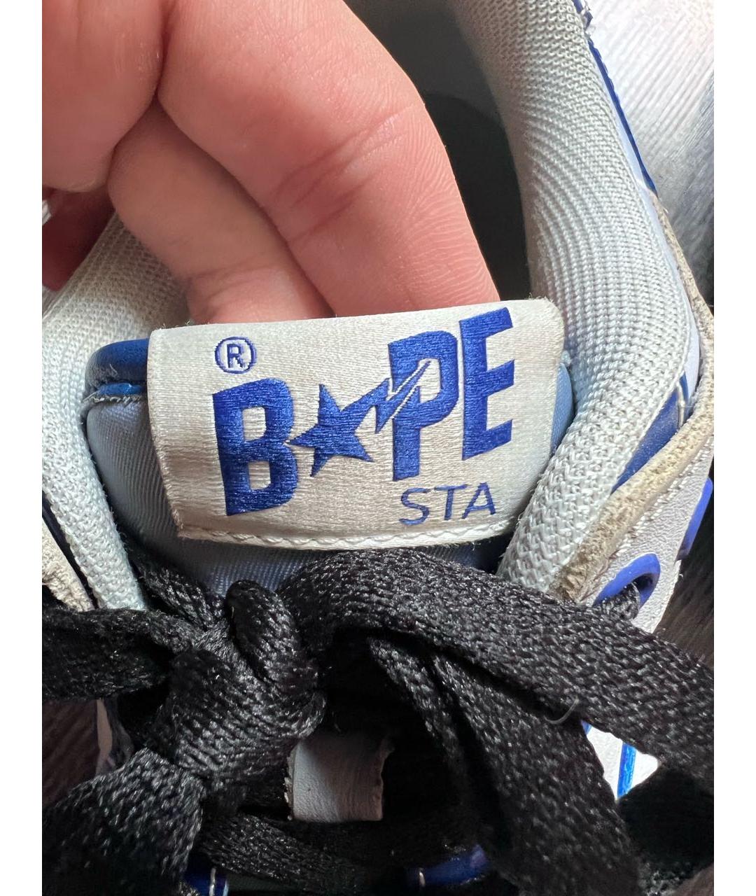 BAPE Синие низкие кроссовки / кеды, фото 6