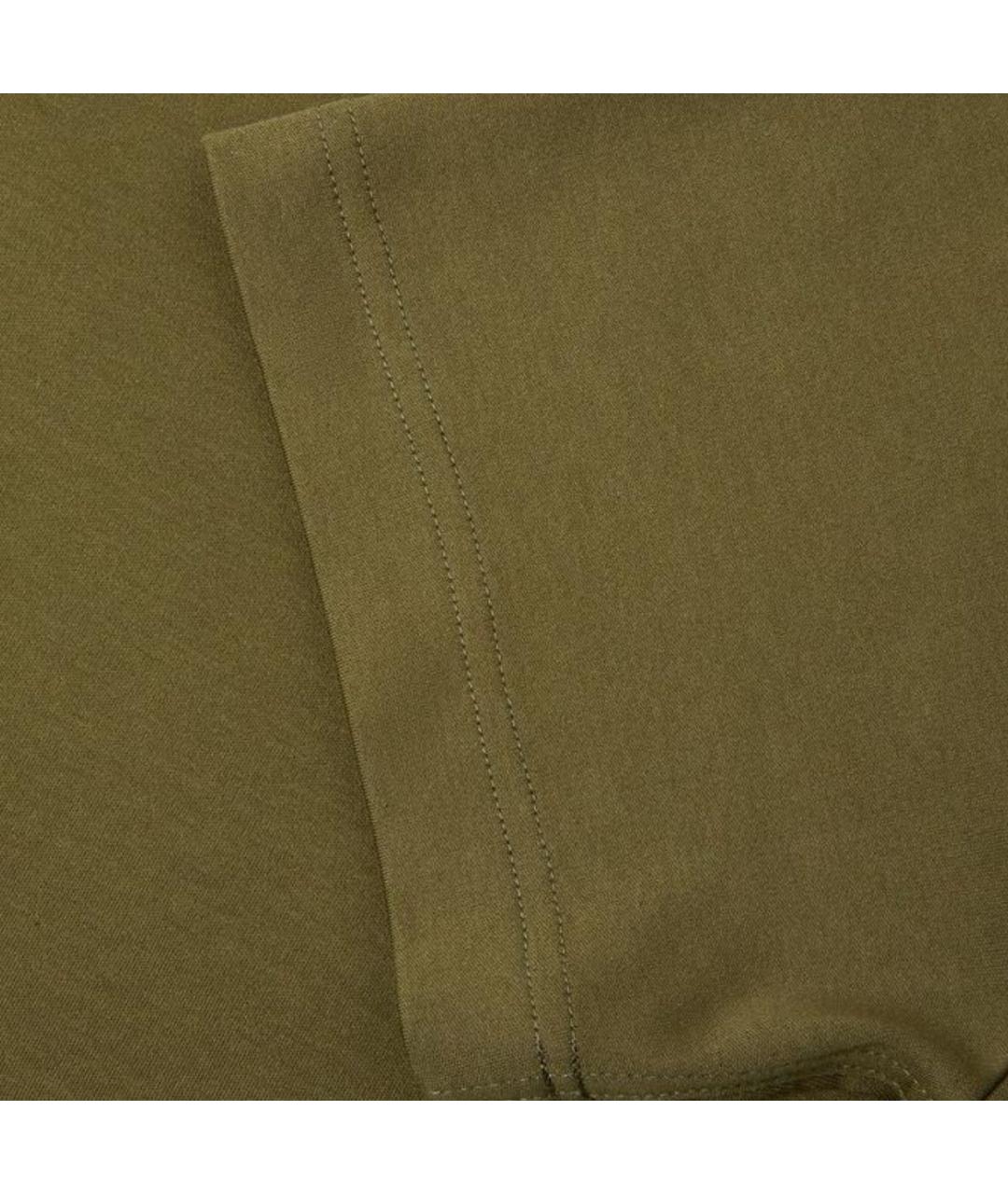 LORO PIANA Зеленая хлопковая футболка, фото 3