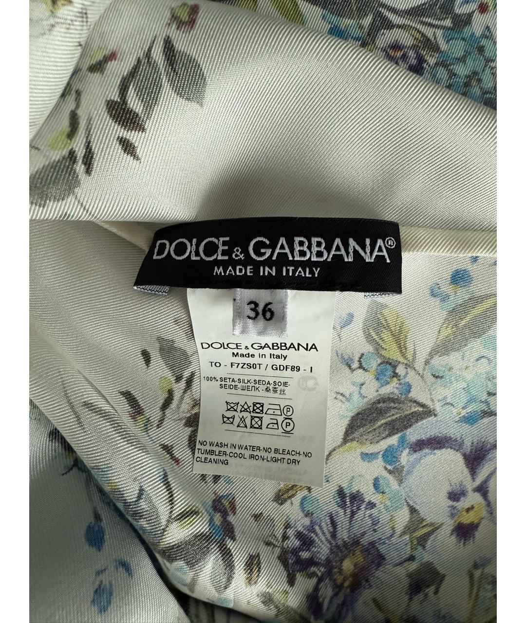 DOLCE&GABBANA Шелковая блузы, фото 5