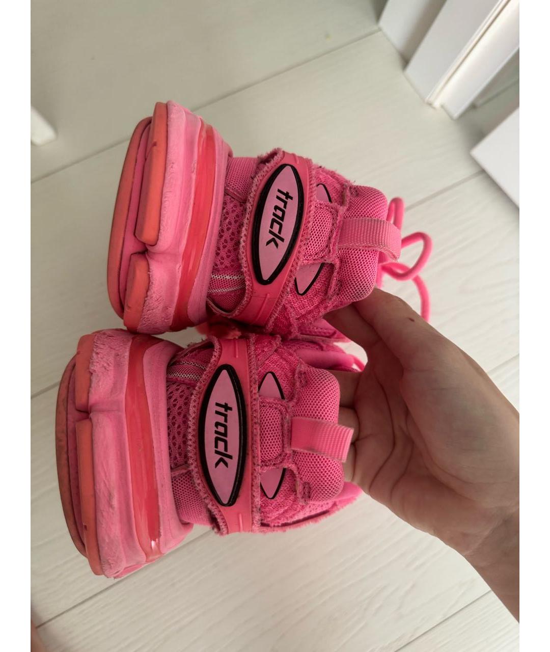 BALENCIAGA Розовые кроссовки, фото 4