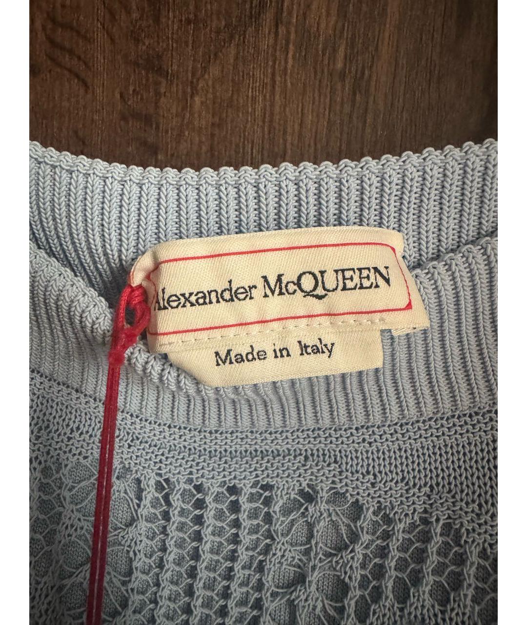 ALEXANDER MCQUEEN Голубой костюм с юбками, фото 3
