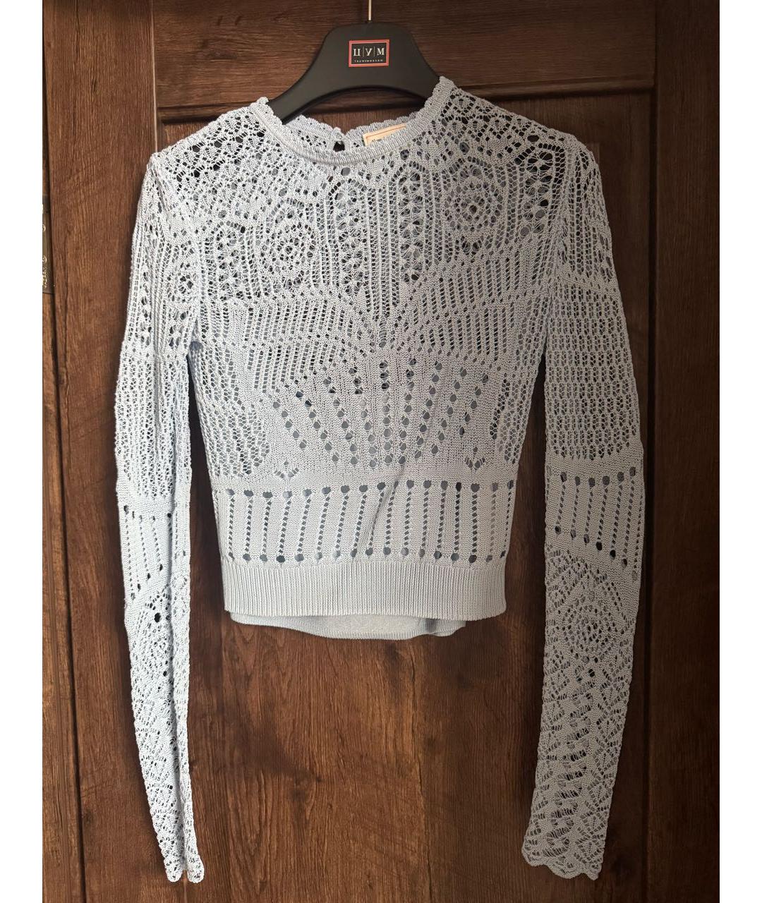 ALEXANDER MCQUEEN Голубой костюм с юбками, фото 5