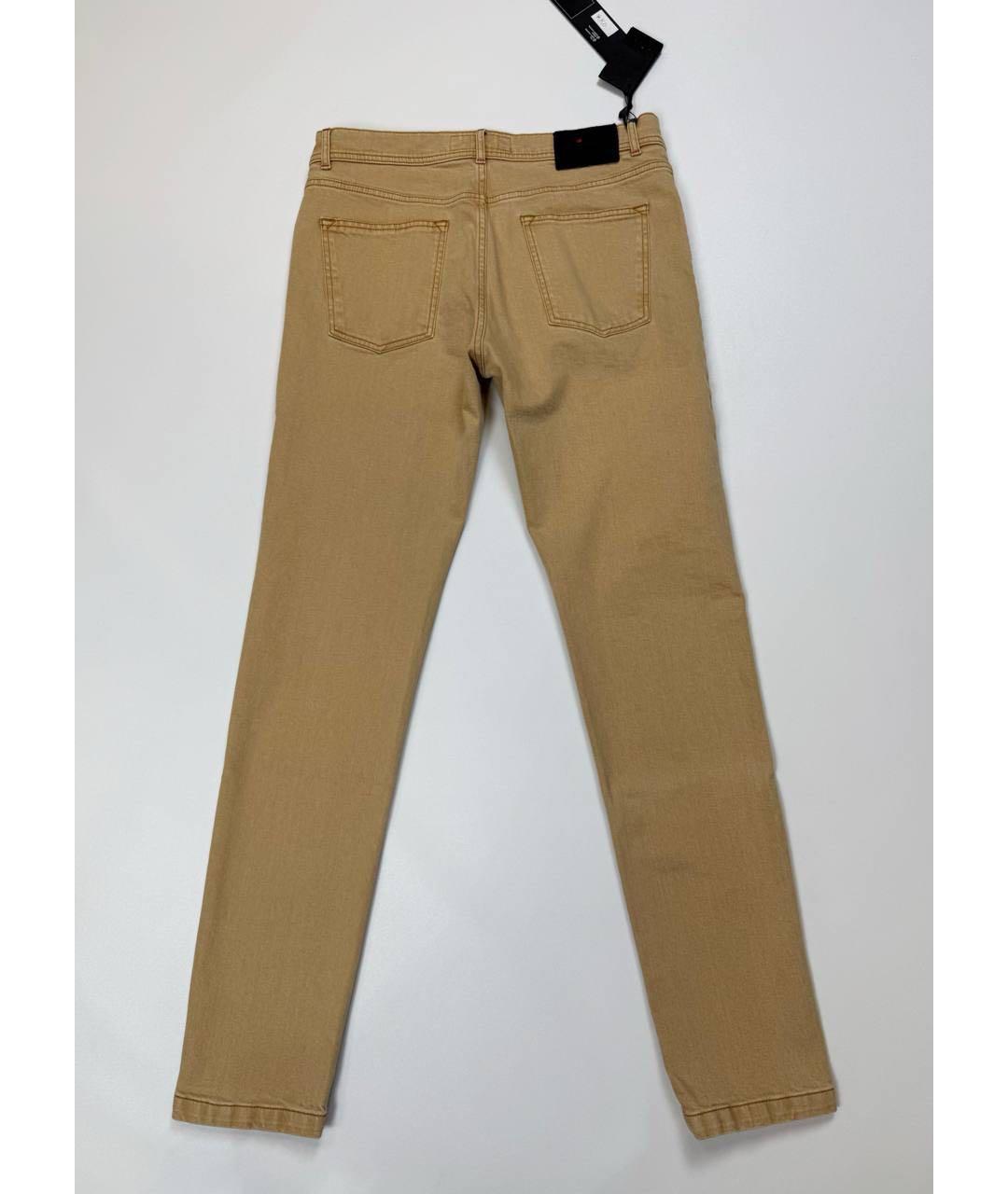 KITON Хлопко-эластановые прямые джинсы, фото 2