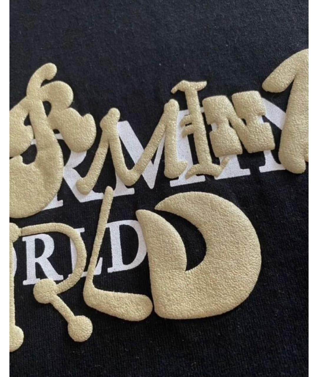 MASTERMIND WORLD Черная хлопковая футболка, фото 6