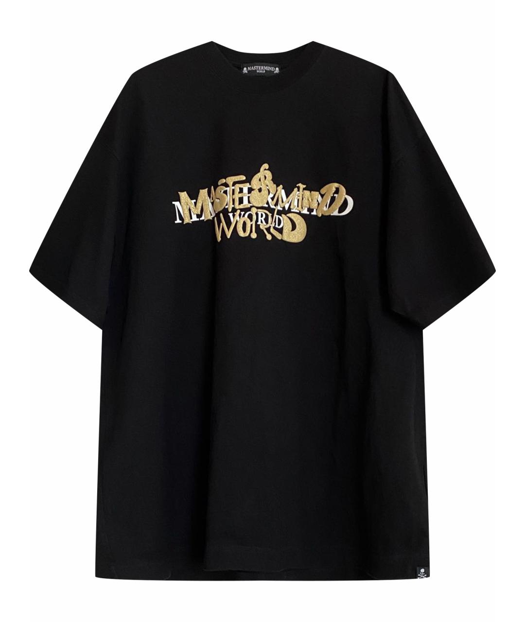 MASTERMIND WORLD Черная хлопковая футболка, фото 1