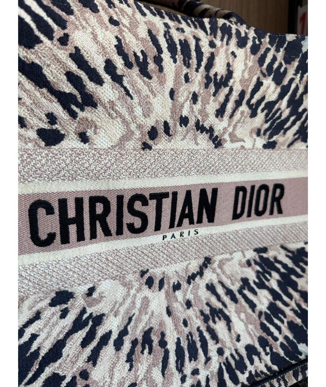 CHRISTIAN DIOR Мульти жаккардовая сумка тоут, фото 5