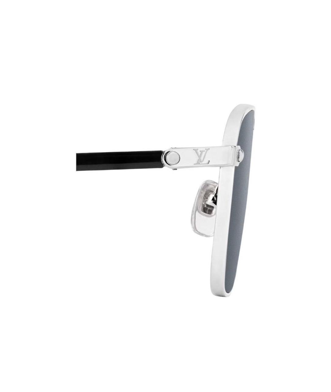 LOUIS VUITTON Желтые металлические солнцезащитные очки, фото 4