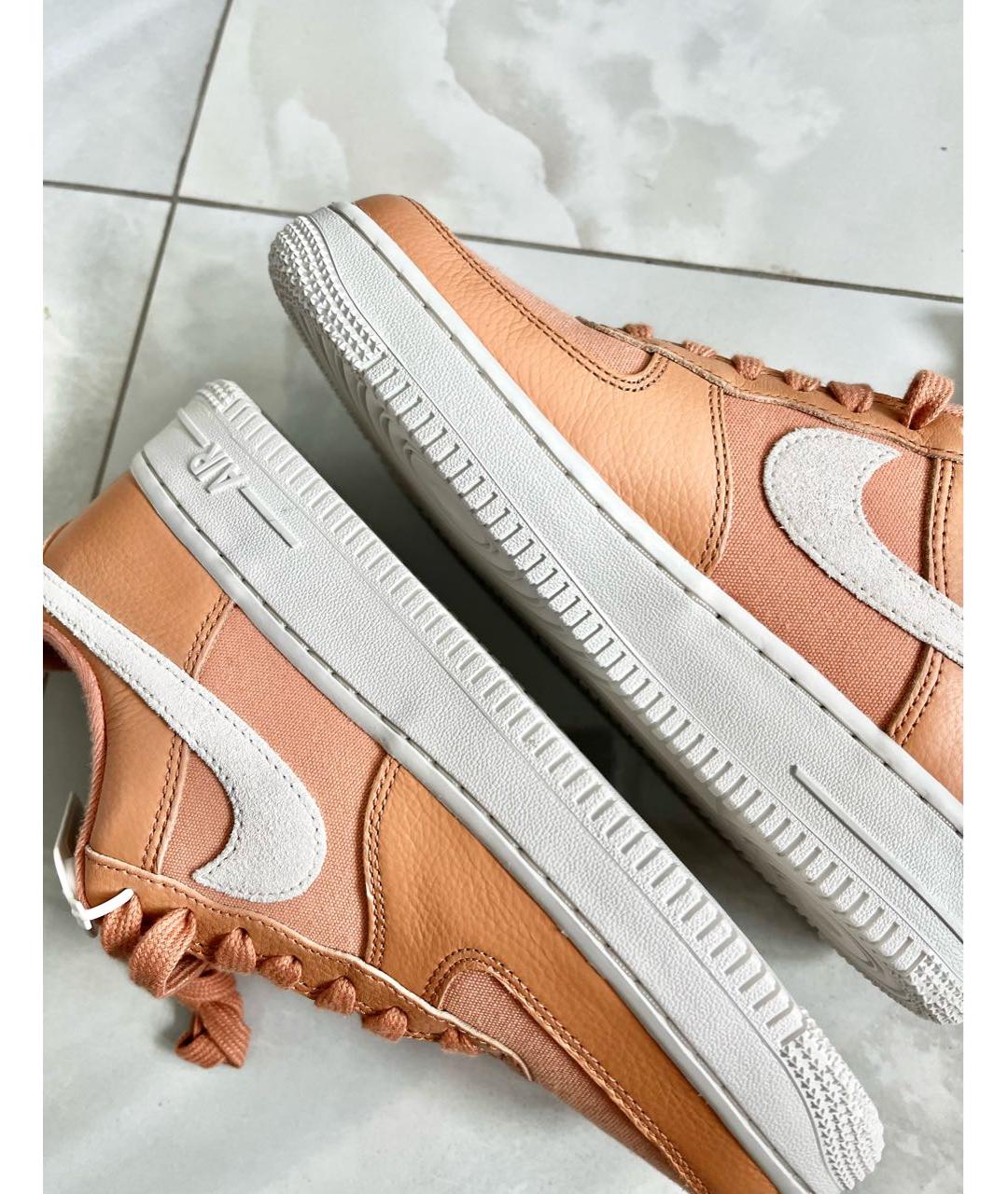 NIKE Коралловые кожаные кроссовки, фото 7