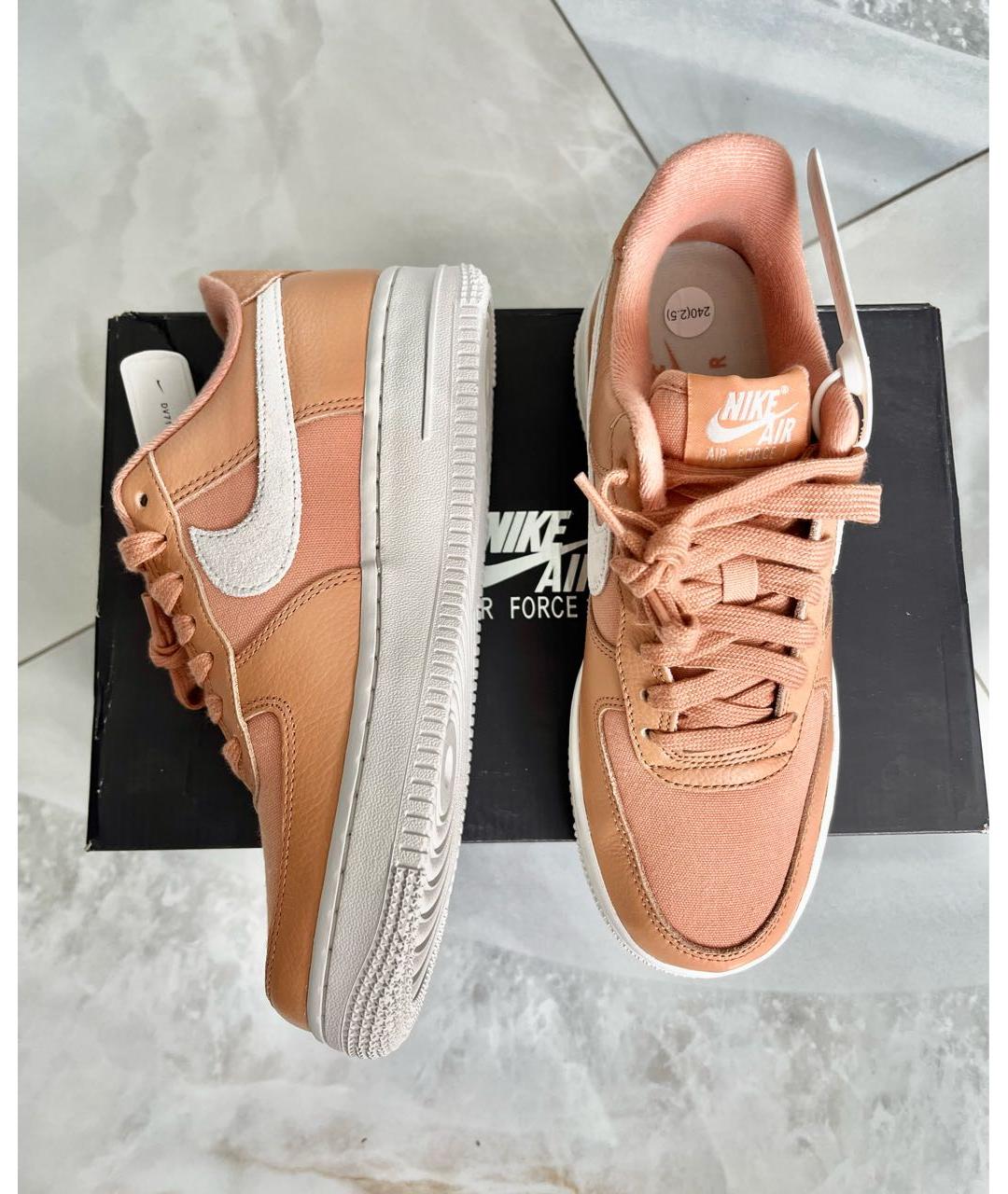 NIKE Коралловые кожаные кроссовки, фото 8